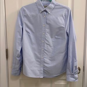 Lands’ End Blue Button Down Shirt